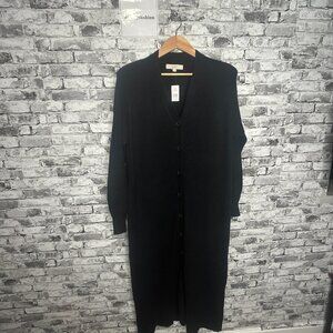 EUC LOFT Black Cardigan w/Tags Size XL